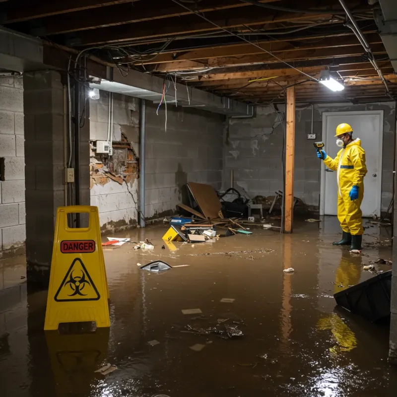 Flooded Basement Electrical Hazard in Hana, HI Property